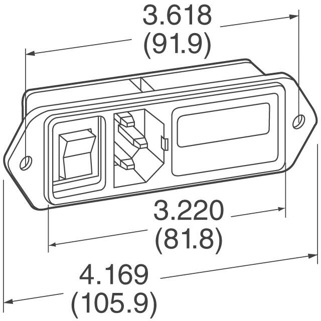1-6609130-3 TE Connectivity Corcom Filters  Moduli di ingresso alimentazione (PEM)